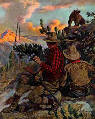 Vintage Hunting Art 46