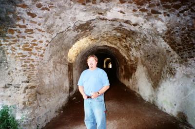 Hadrian's Villa--long tunnel